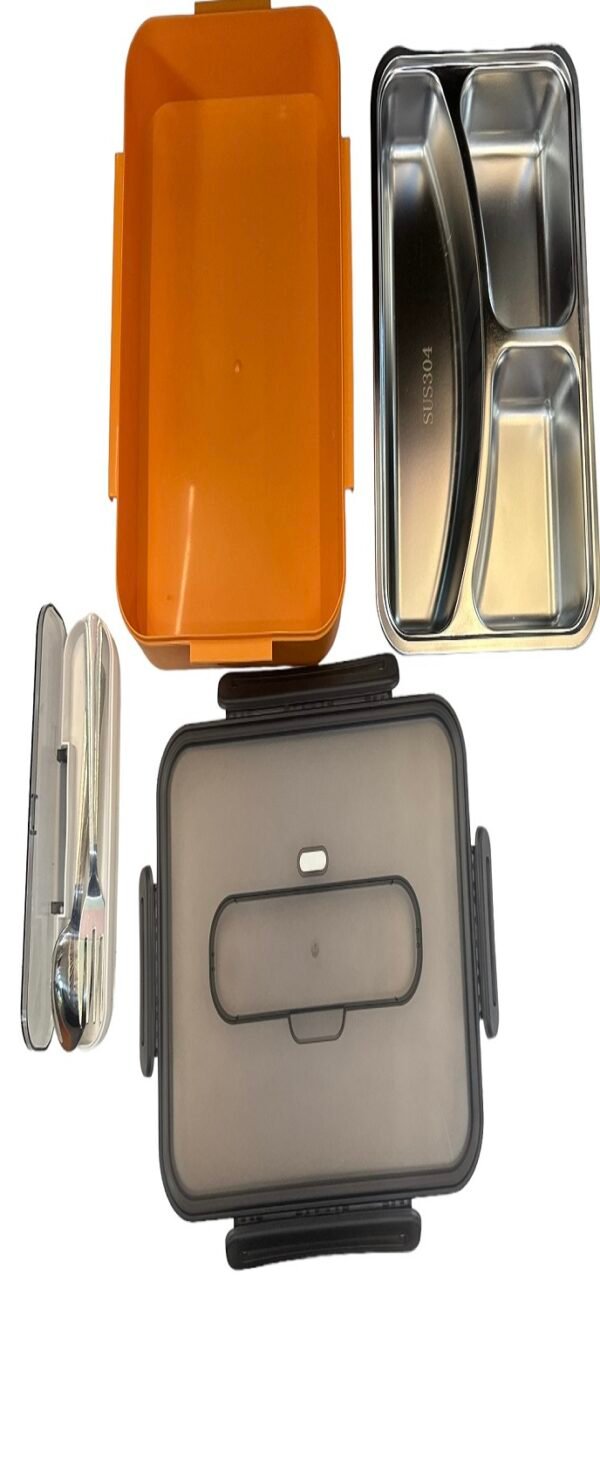 BENTO LUNCH BOX 3 COMPARTMENTS 850ML